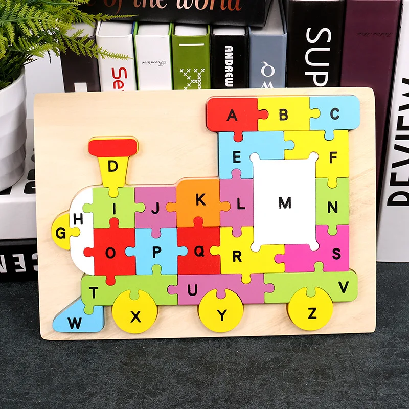 其他玩具与爱好   item no yhhy-059 name wooden letter puzzle