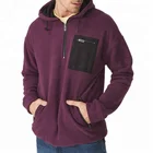 Manufacture Front Zip Up Hoodie Oversized Winter Jacket