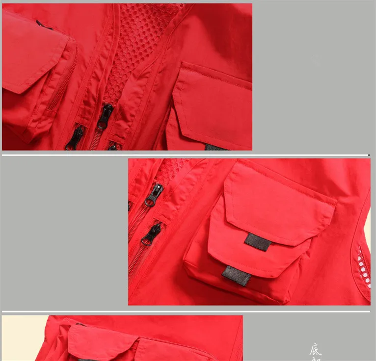 New Summer Men's Double-layer Mesh Casual Breathable Vests Quick-drying Outdoor Sports Clothes Male Casual Waistcoat for Hunting