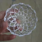 High quality clear crystal round dish for lighting