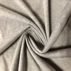 100% polyester melange knitted melange spun single jersey fabric