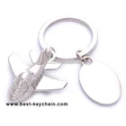 promotion metal custom design airplane keyring (KBK11152)