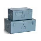 Aluminum alloy industrial portable multicolor Metal Trunk and toolbox