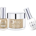 Nude color Fast Drying Dip Powder 3 in 1 set match uv gel polish and nail lacquer