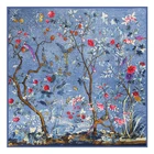 RM207 New Design Fashion Best Selling Printing 100*100cm Silk Square Scarf