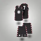 Black Basketball Jersey Design Custom Team Logo Youth Basketball Jersey Uniform