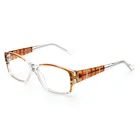 2019 Wenzhou Factory Low MOQ Promotion Fashion Woman Mens Transparent Extra Wide Temple Acetate Reading Glasses