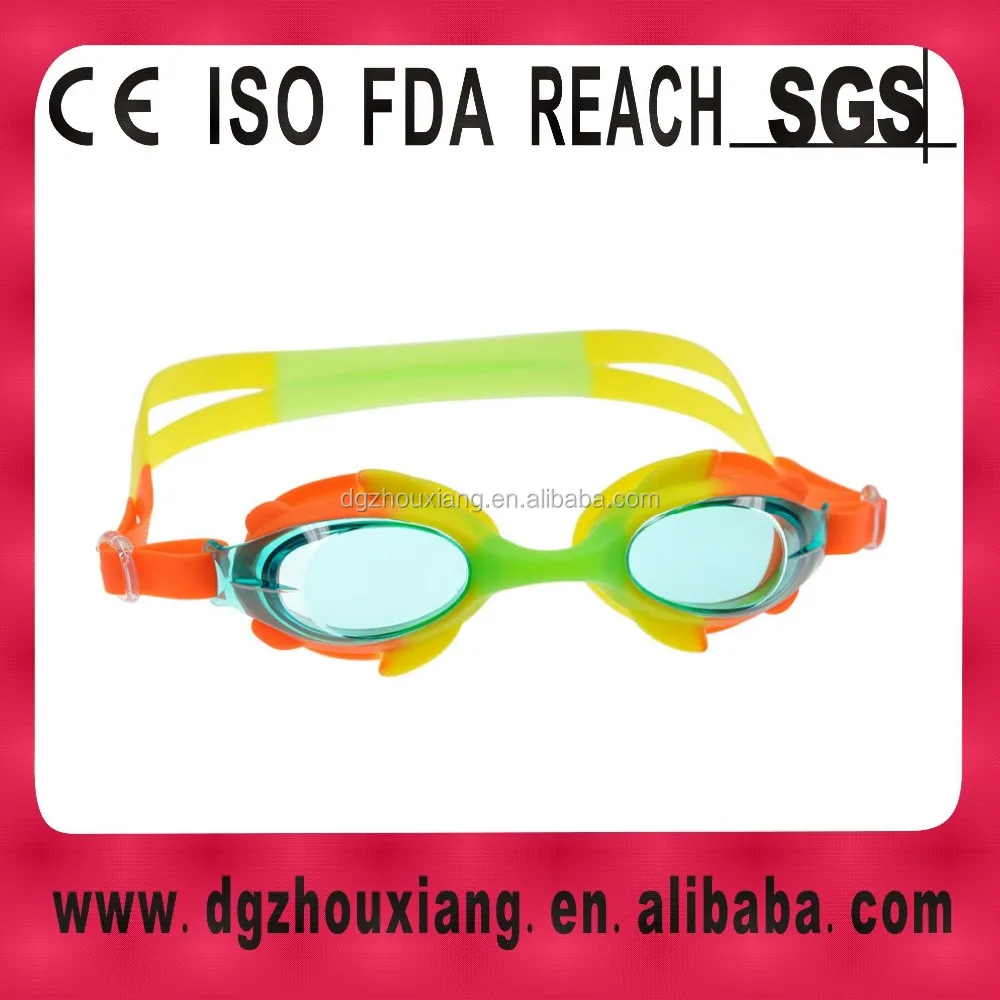 children swimming goggles with 100% silicone eyecup&strap