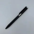 black matte ball pen, aluminum logo engraved metal pen