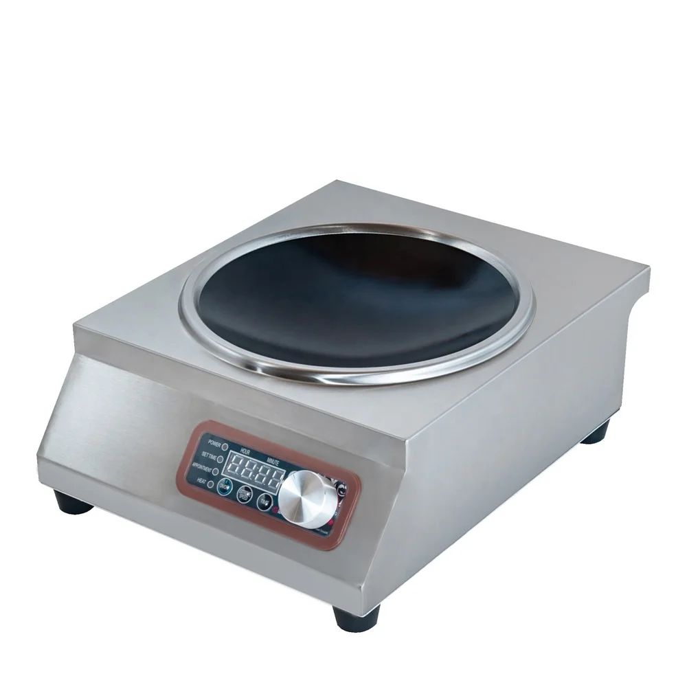 3 5kw Commercial Fry Induction Cooktop Supplier Chinese Concave