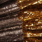 Free Sample Silver Color Metallic Shiny Curtain for Indoor