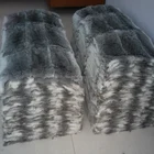 ALICEFUR China factory wholesale price tanned rabbit skins real rabbit fur plate