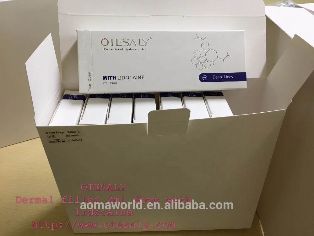 ce approved otesaly hyaluronic acid dermal filler 2ml with lido