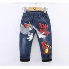 Royal wolf children jeans kids clothing line padded winter outwear kids clothes boys cartoon jeans