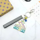 Longzhiyu 12years manufacturer shopping cart coin key chain custom hard enamel smart keychain colorful titanium keychain