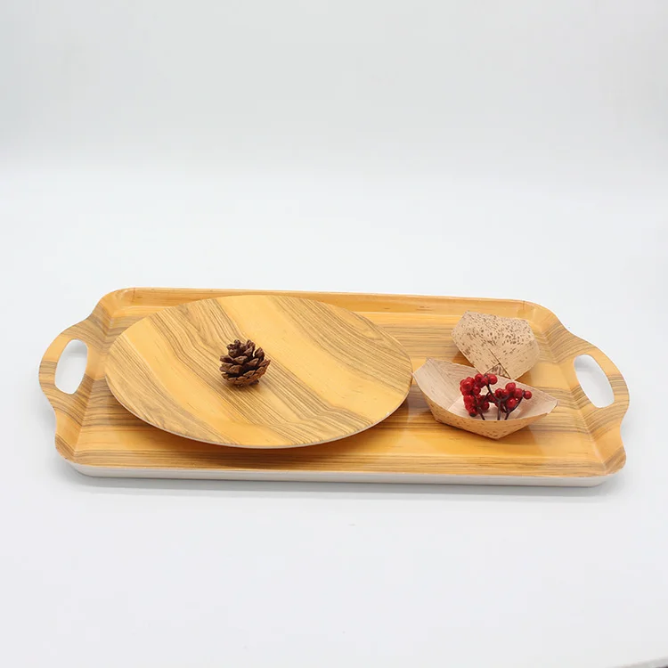 Life Healthy Eco Friendly OEM Non-toxic Bamboo Fibre Tableware Melamine Plates For Restaurant