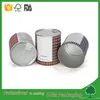 tear off meta lid food packaging paper tube composite can waterproof round box for foods powder