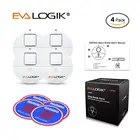 EVA LOGIK Personal Security Warning Decal Alarm Sensor with Glass Breaking and Shock Absorption