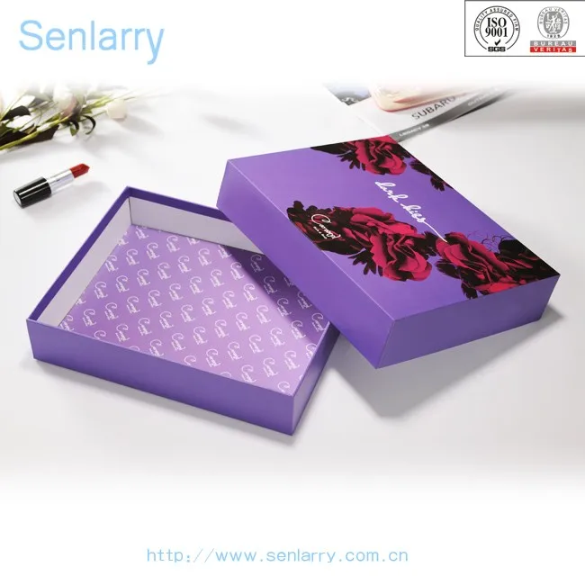 customized premium design cosmetic box with blister insert for