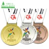 manufacture personalized blank 3d sports die casting soft enamel custom gold silver bronze championship awards medal of honor
