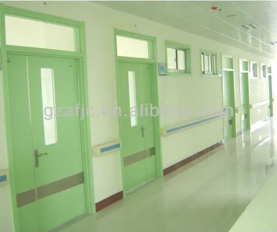 Guangzhou Único O Doble Manual Hermético Puerta Abatible Para Hospital