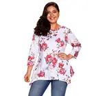 New arrival high quality floral print cardigan women coat jacket lady blouse top Cheap lady clothing for fat women