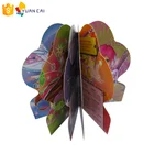 card board customized product die cut children book printing service