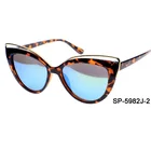 SP-5982J OEM celebrity sunglasses 2017, cat eye frame, uv400 sun glasses