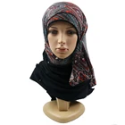Art Style Women Shawl Diamonds Triangle Print Geometric Pattern fancy hijab scarf