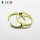 Zinc Alloy Card Ring Clips Gold Stylish Snap Ring