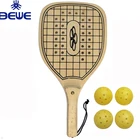 One-Stop Service China Pickleball Paddle Made in China Customized LOGO Poplar Wood Pickleball Paddle