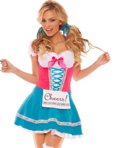 Halloween Sexy German Beer Maid Costumes & Accessories Carnival Fancy Dress Beer Girl Uniform Temptation for Women CC0031