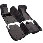 anti-dust 3D full covering diamond stitches leather car floor mat for E class200/300/260 C class