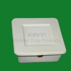 Custom eco friendly molded fiber paper pulp gift boxes packaging