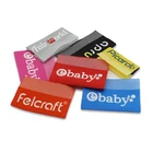 High Quality custom Garment Brand Name Damask Woven Satin Clothing Label