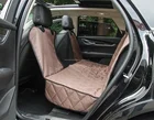 Waterproof Quilted Dog Car Seat Cover with Mesh Window