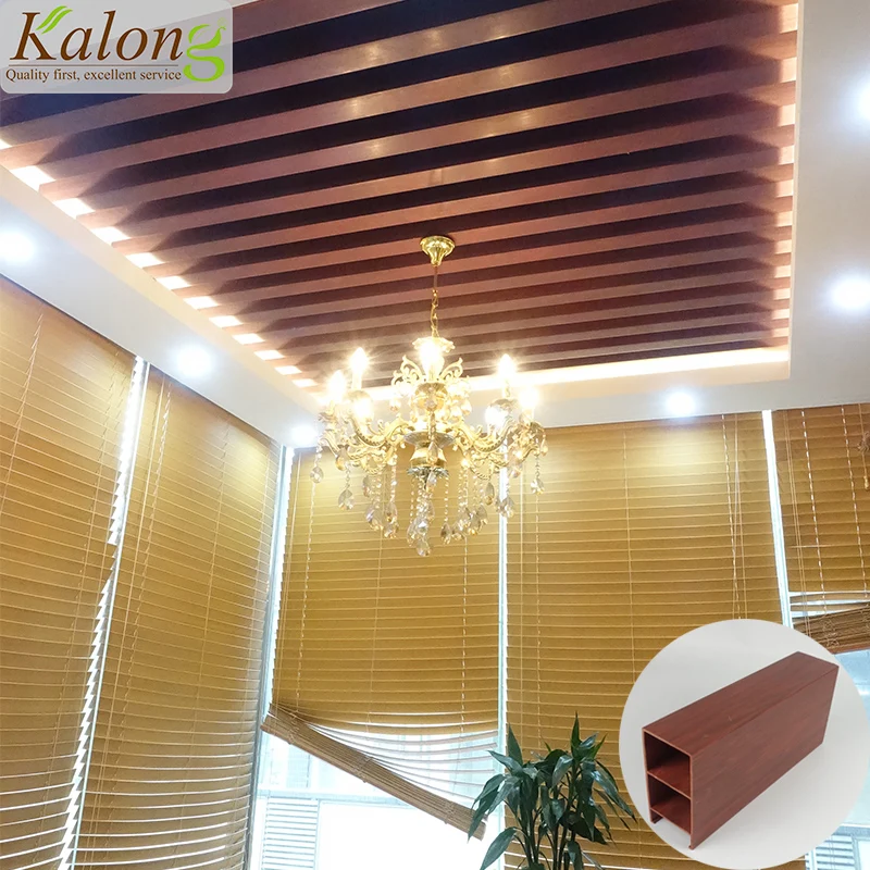 Long Life Artistic Wpc Wood False Ceiling For Bathroom And