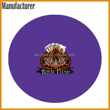 Purple poker felt