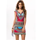 Sexy print solid fashion bodycon summer dress for women