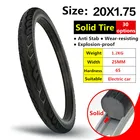 20*1.75 Electric Car Solid Tire 20X1.75 for 22 Inch Without Inner Tube Tires For Electrombile