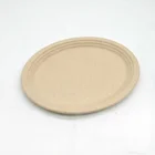 disposable paper plate compostable sugarcane fiber plate