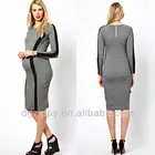 China manufacture wholesale women clothing grey maternity clothing for mother