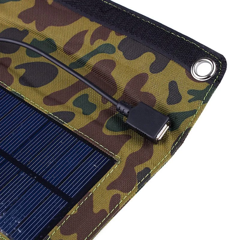 New Energy 7W USB Foldable Solar Panel Charger for mobile phones/power bankback pack etc - ANKUX.COM