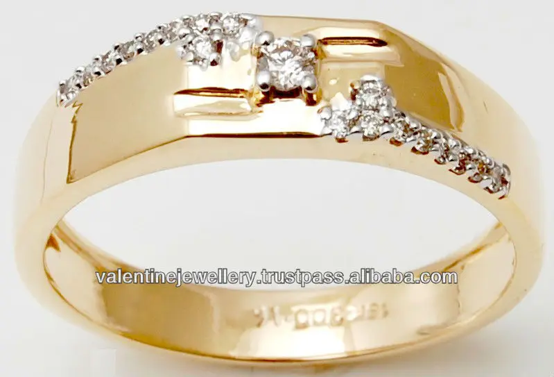 Male engagement rings gold