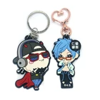 Wholesale 2019 hot sale rubber keychain fashion 3d custom cheap made design OEM shaped soft PVC keychains for promotional