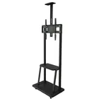 Custom 32-70 inch Mobile TV Mount TV Cart with wheels Max Capacity 265lbs (120KG)