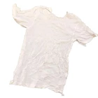 used white t shirt cleaning cotton rags Grader A
