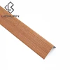 Hotel Construction Material Wood Color Stairs Strip Aluminium Customized Profile