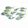 Handcrafted hanging metal fish group ornament wall art