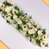 Artificial Flower Floral Runner Wedding Table Runner Wedding Decoration